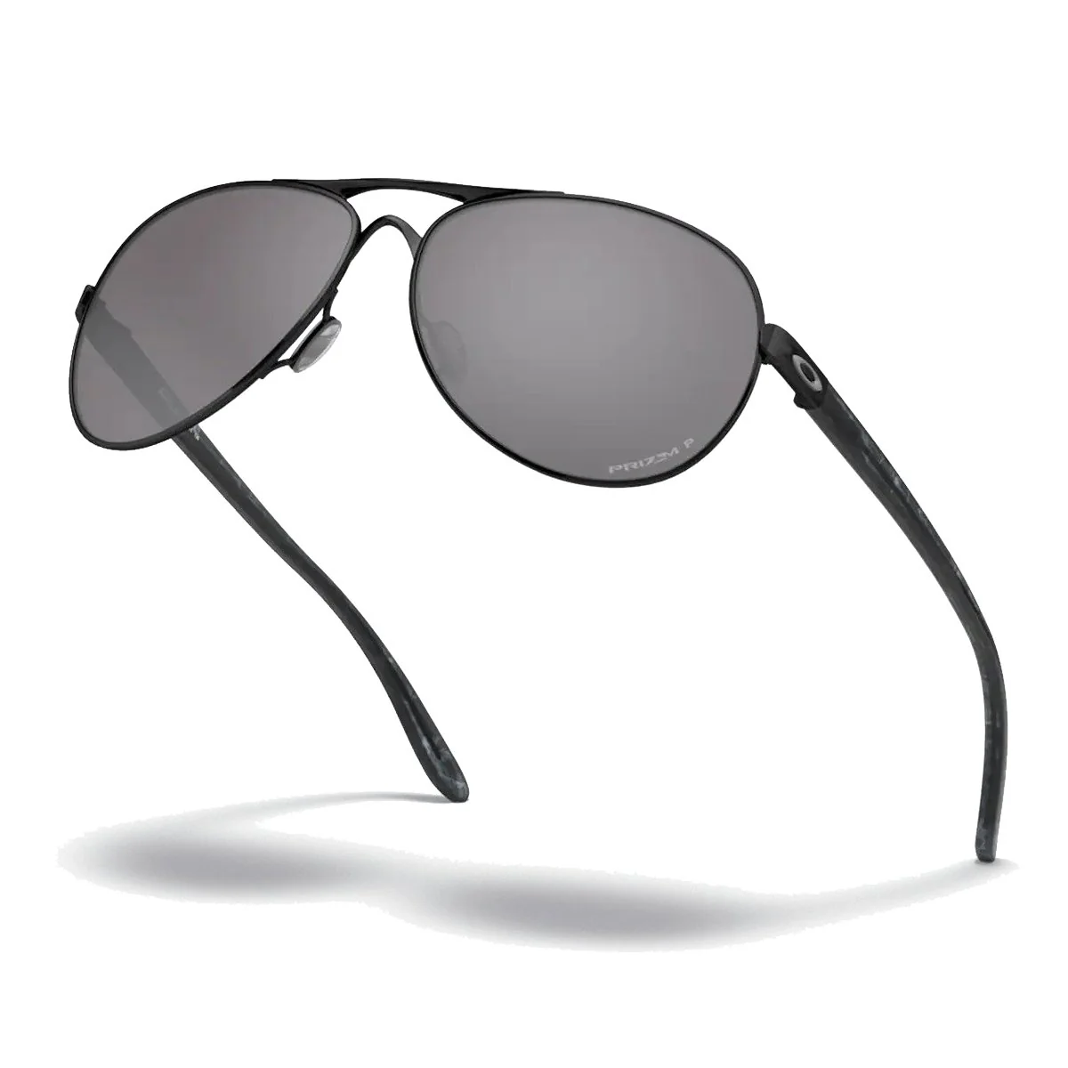 Oakley Women's Feedback Sunglasses - Polished Black/Prizm Black Polarized - Image 5