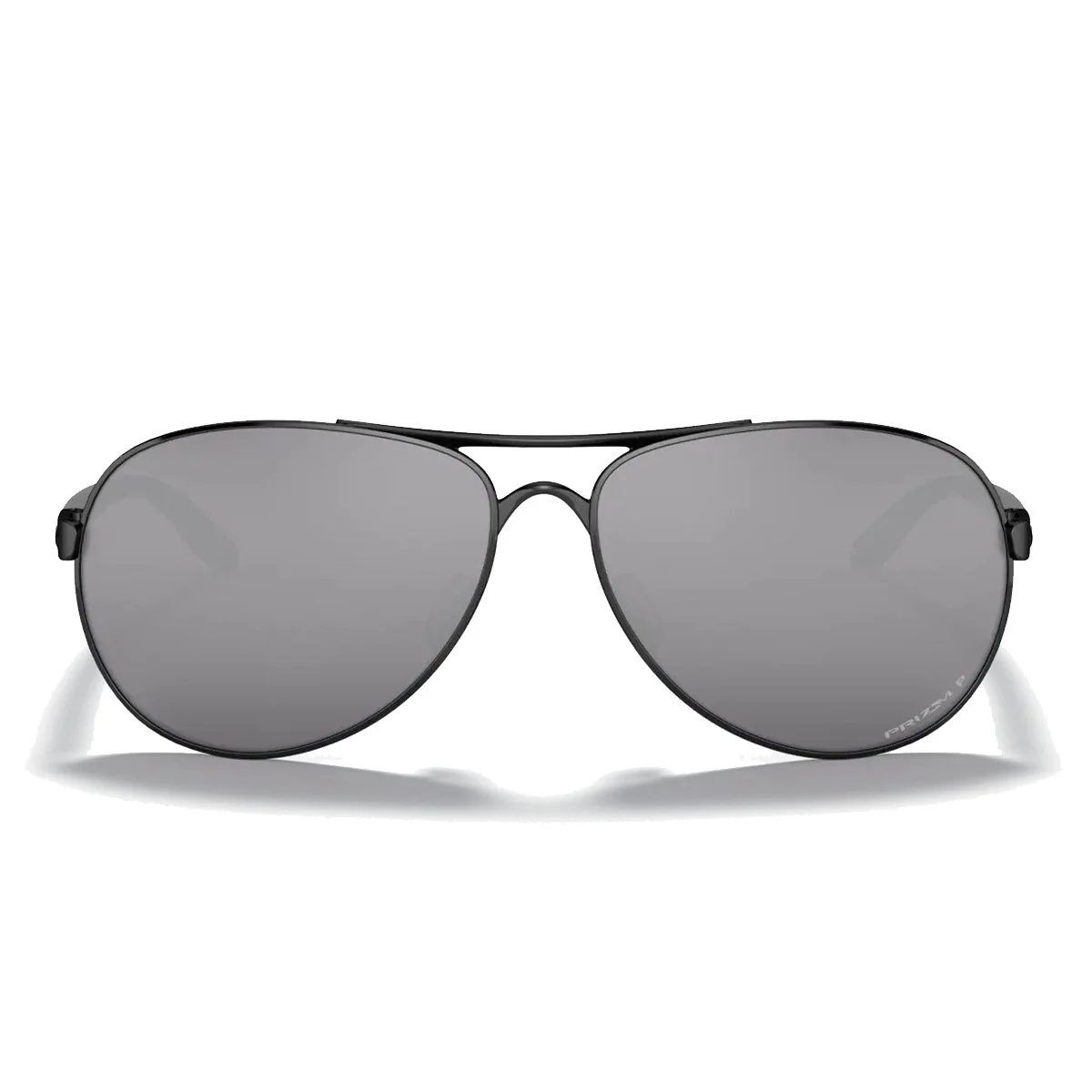 Oakley Women's Feedback Sunglasses - Polished Black/Prizm Black Polarized - Image 6