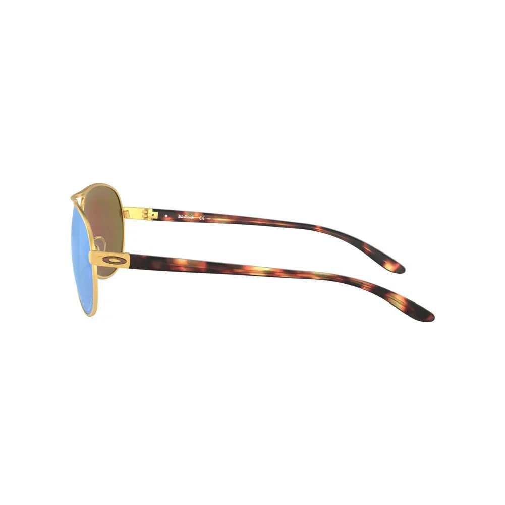 Oakley Women's Feedback Sunglasses - Satin Gold/Prizm Violet Polarized - Image 2