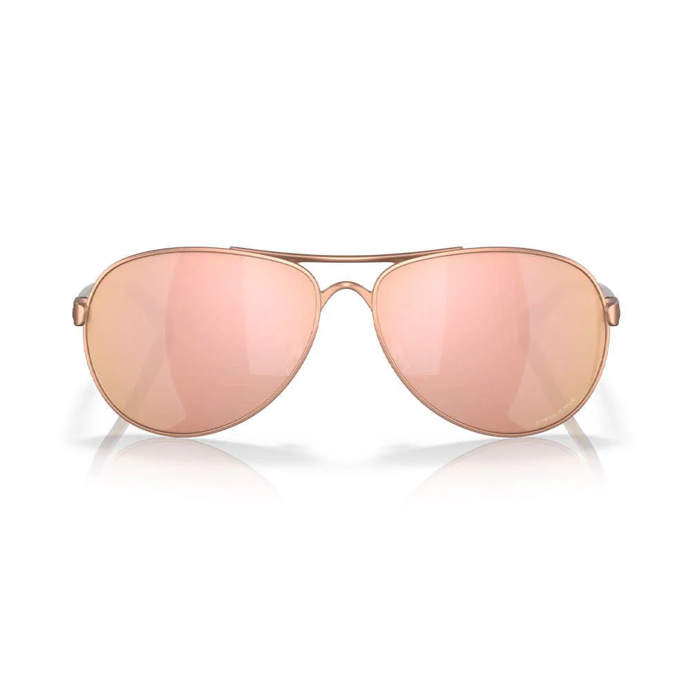 Oakley Women's Feedback Sunglasses - Satin Rose Gold/Prizm Rose Gold - Image 2