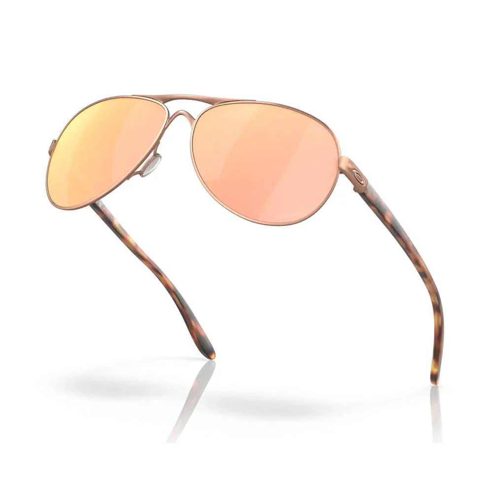 Oakley Women's Feedback Sunglasses - Satin Rose Gold/Prizm Rose Gold - Image 4