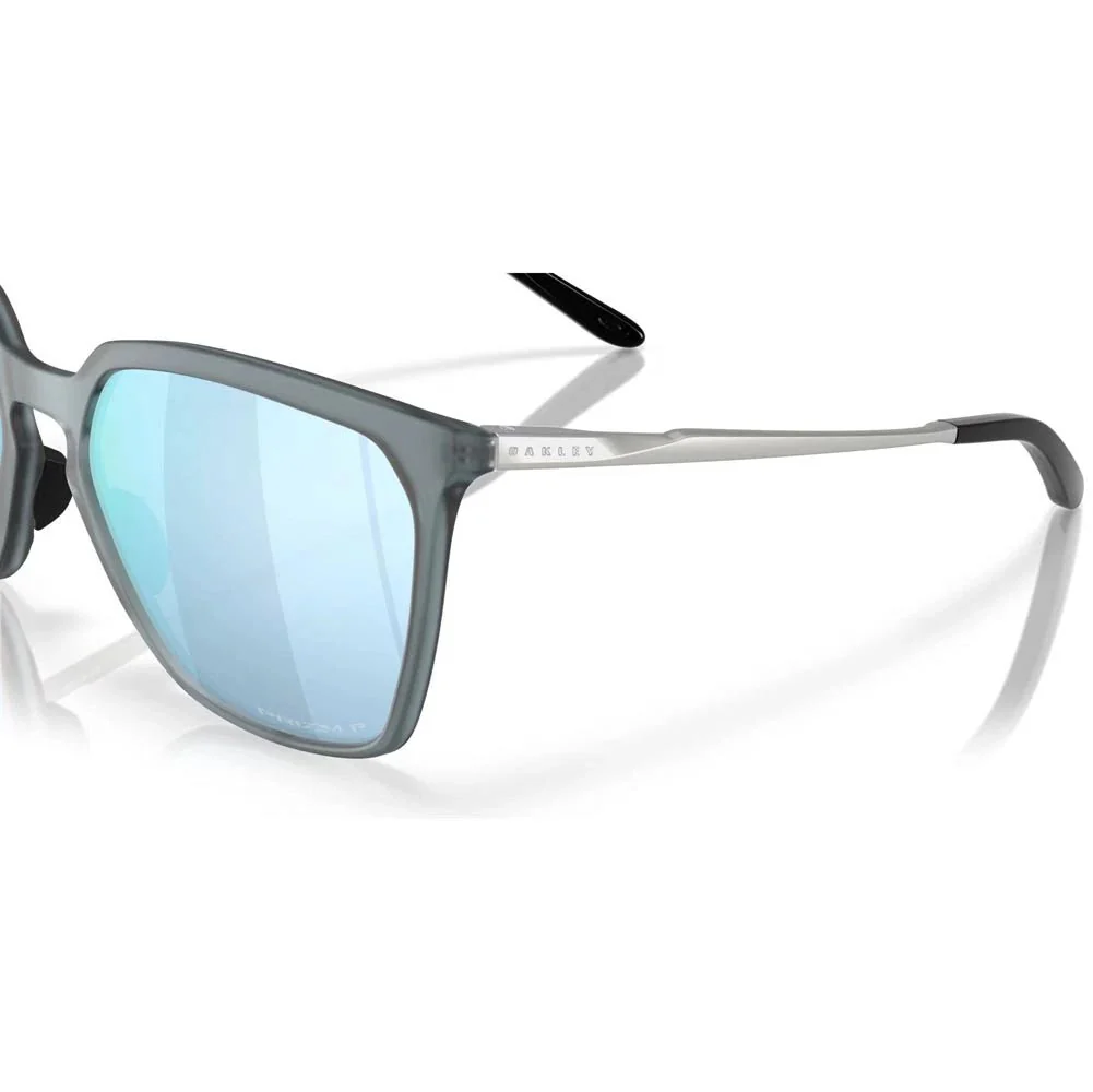 Oakley Women's Sielo SQ Sunglasses - Matte Crystal Black/Prizm Deep Water Polarized - Image 6