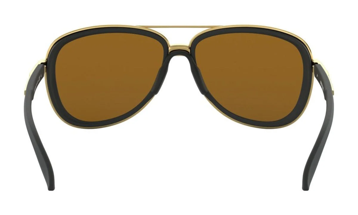Oakley Women's Split Time Sunglasses - Soft Black/24K Iridium - Image 2