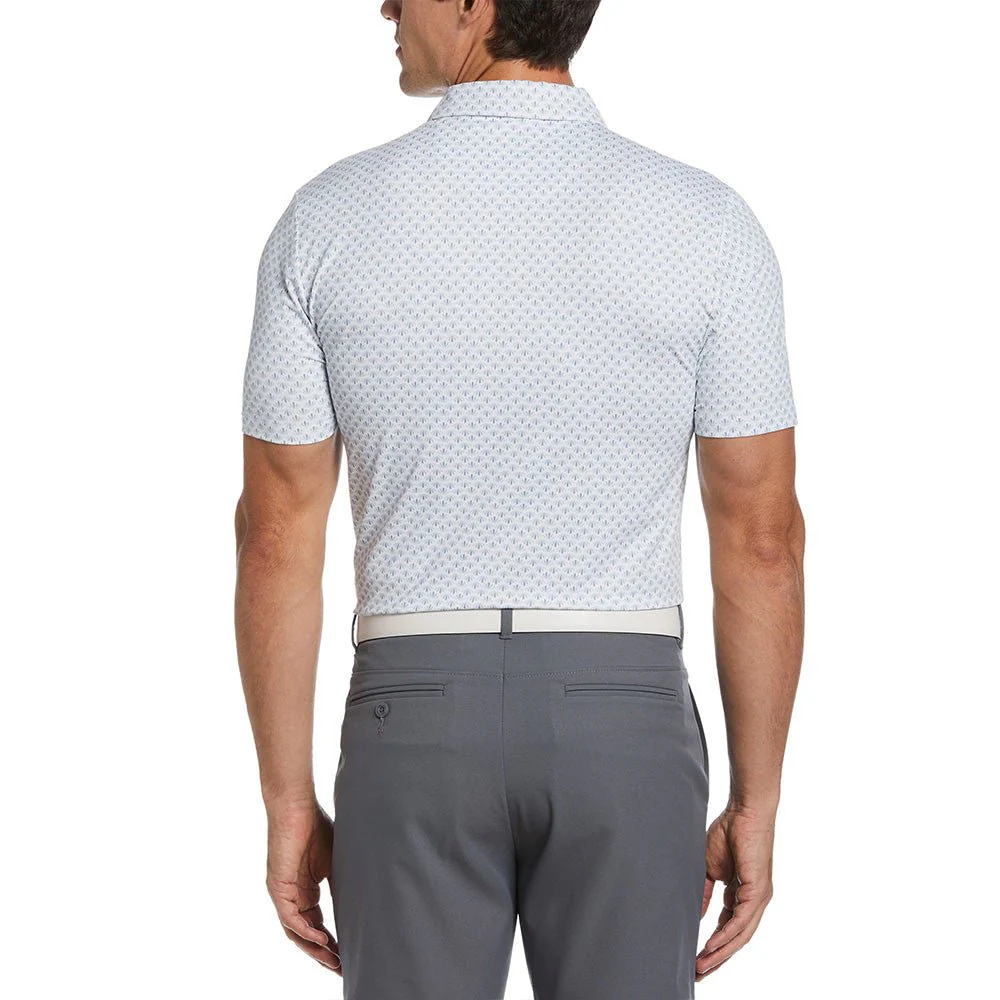 Original Penguin Mega Pete Retro Geo Print Golf Polo - Image 2