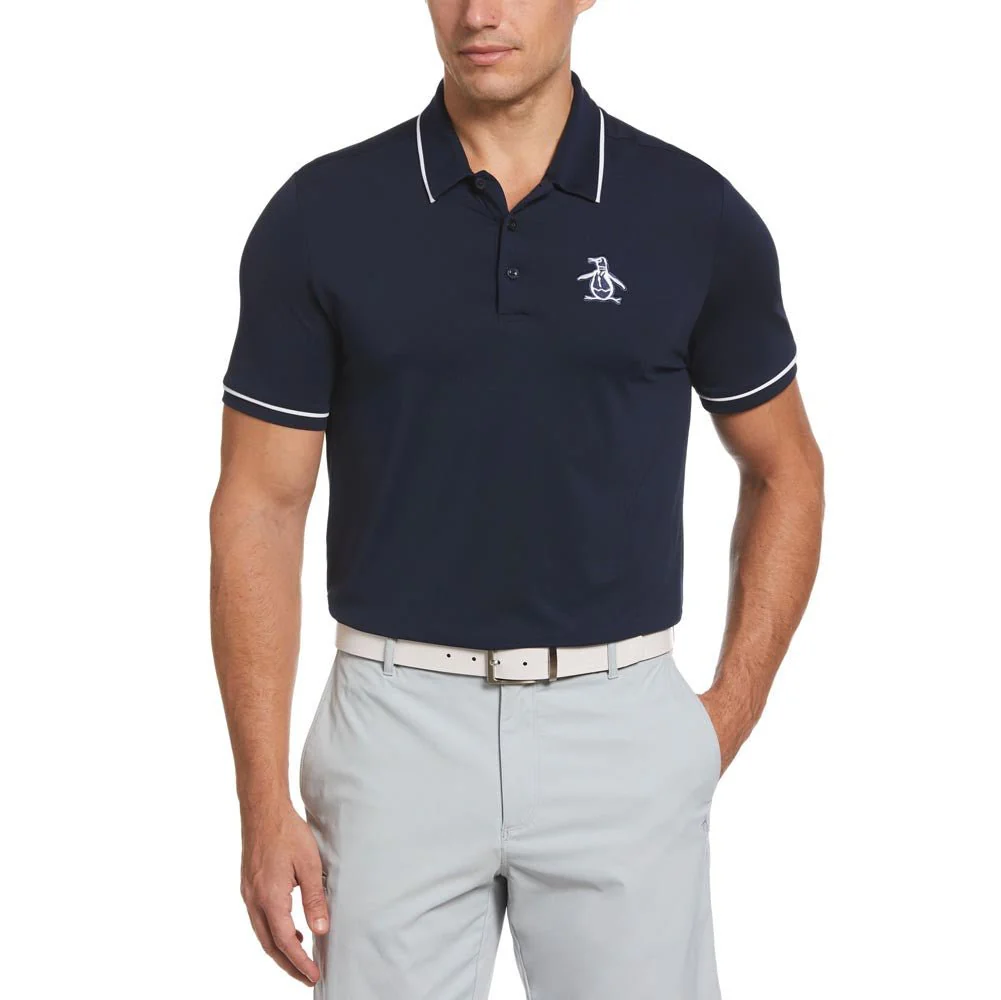 Original Penguin Oversized Pete Tipped Golf Polo - Image 2