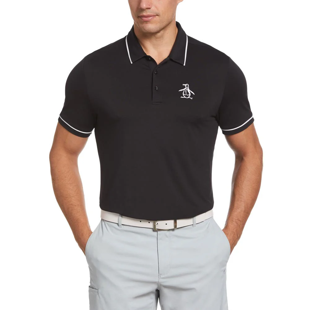Original Penguin Oversized Pete Tipped Golf Polo - Image 5