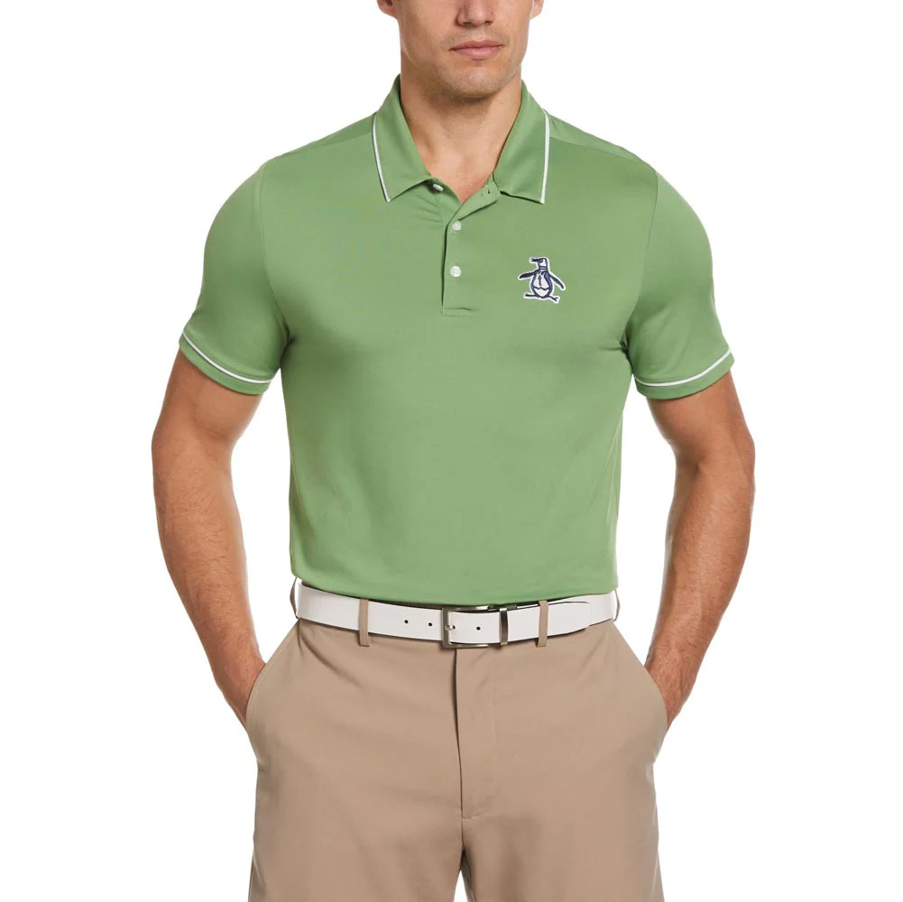 Original Penguin Oversized Pete Tipped Golf Polo - Image 6