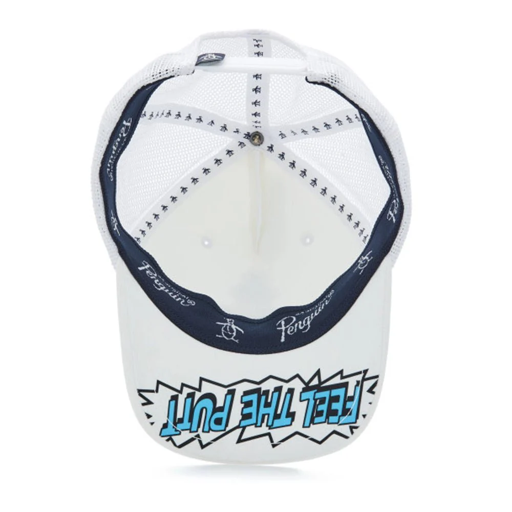 Original Penguin Pop Fest Feel The Putt Trucker Golf Hat - Image 3