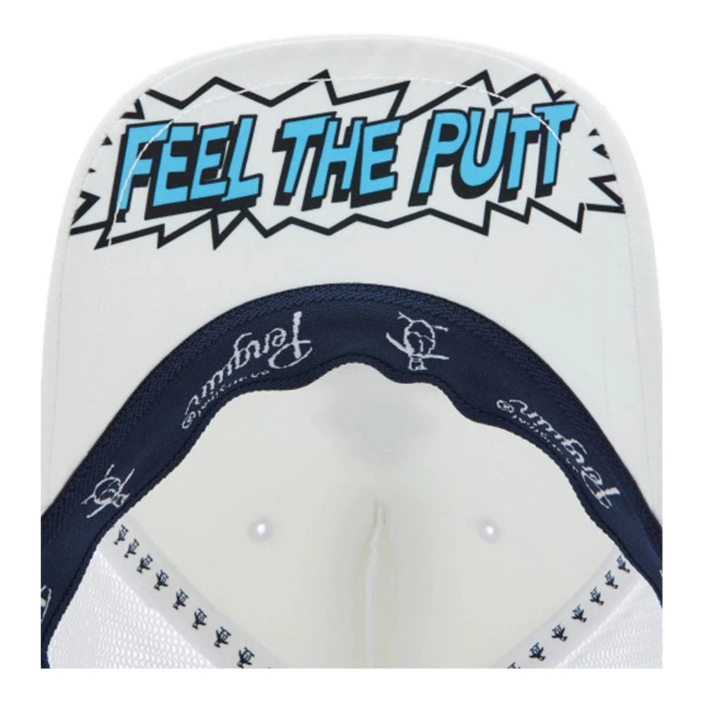 Original Penguin Pop Fest Feel The Putt Trucker Golf Hat - Image 4