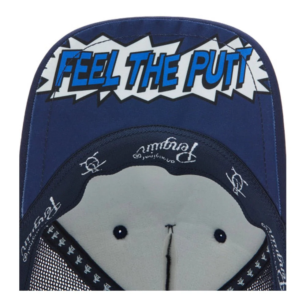 Original Penguin Pop Fest Feel The Putt Trucker Golf Hat - Image 8