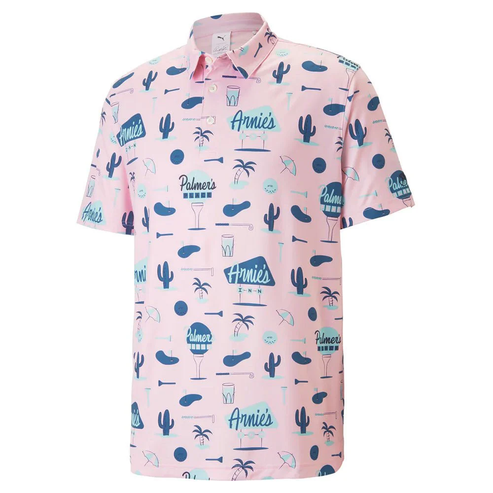 Puma AP Cloudspun Palmer's Place Golf Polo - Image 4