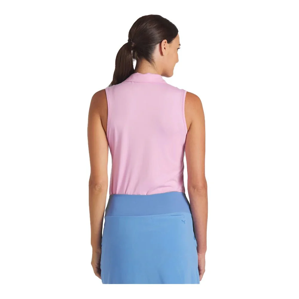 Puma Women's Cloudspun Piped Sleeveless Polo - Image 6