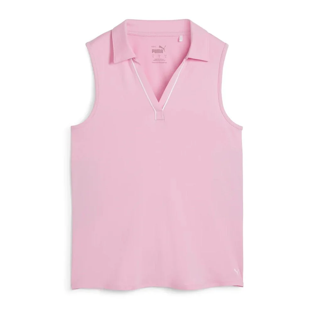 Puma Women's Cloudspun Piped Sleeveless Polo - Image 8
