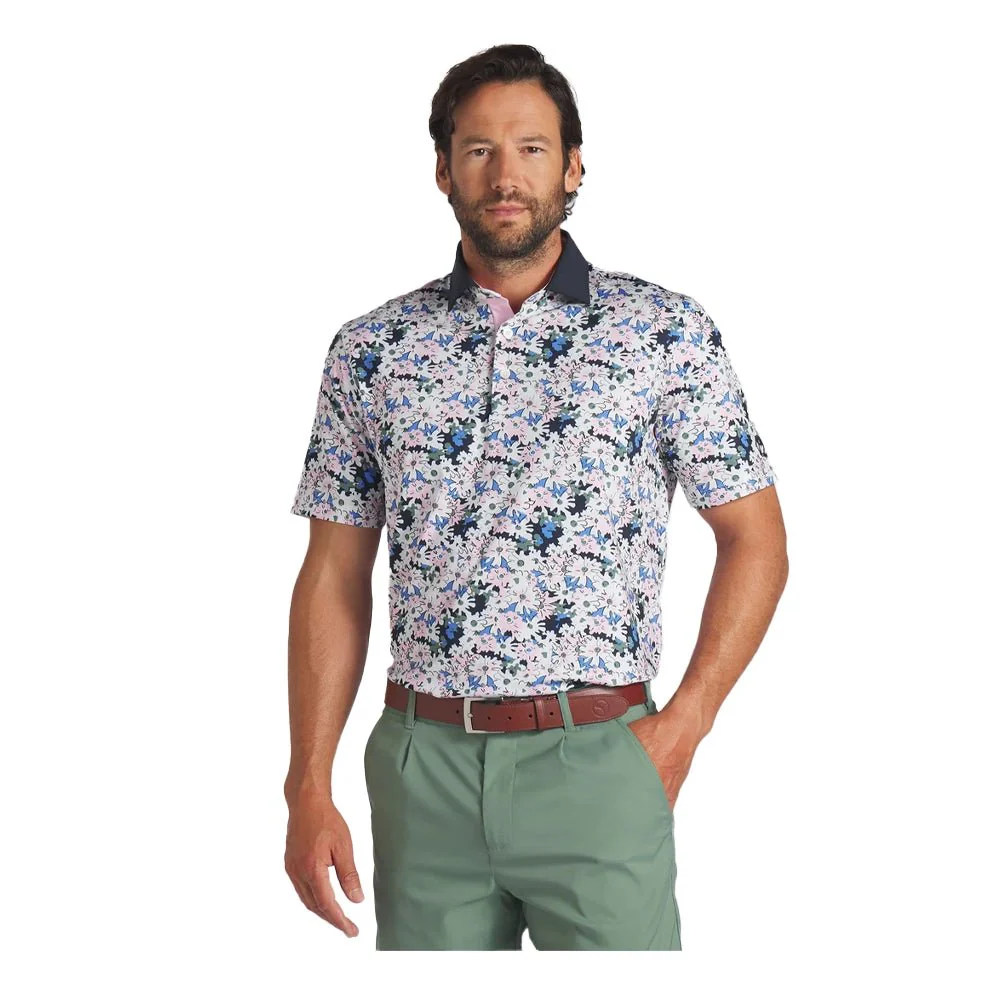 Puma X AP Floral Golf Polo - Image 6