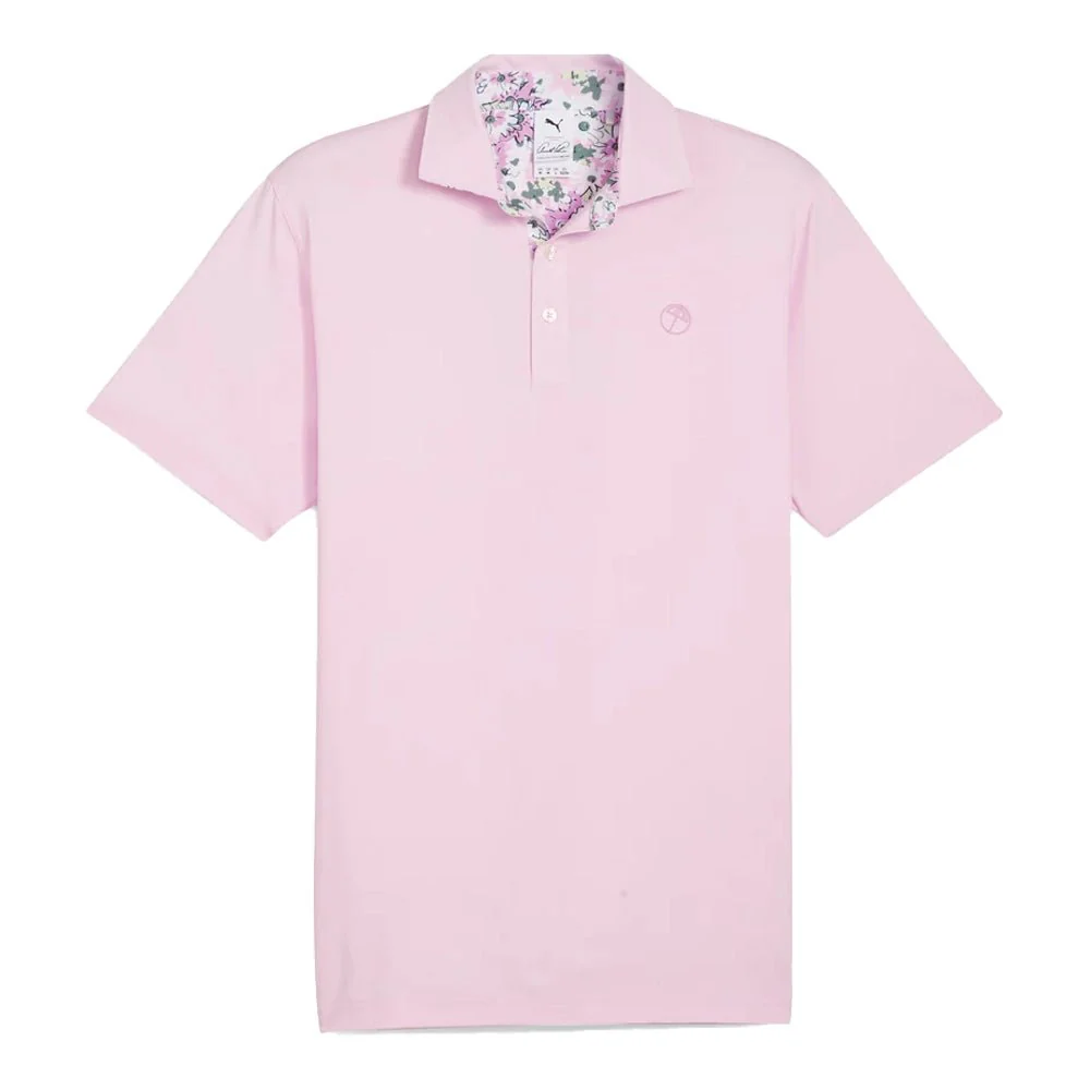 Puma X AP Floral Trim Golf Polo - Image 7
