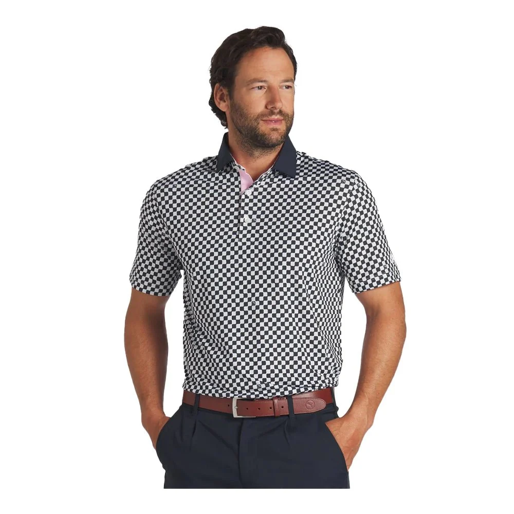 Puma X AP Mattr Checkered Golf Polo - Image 2