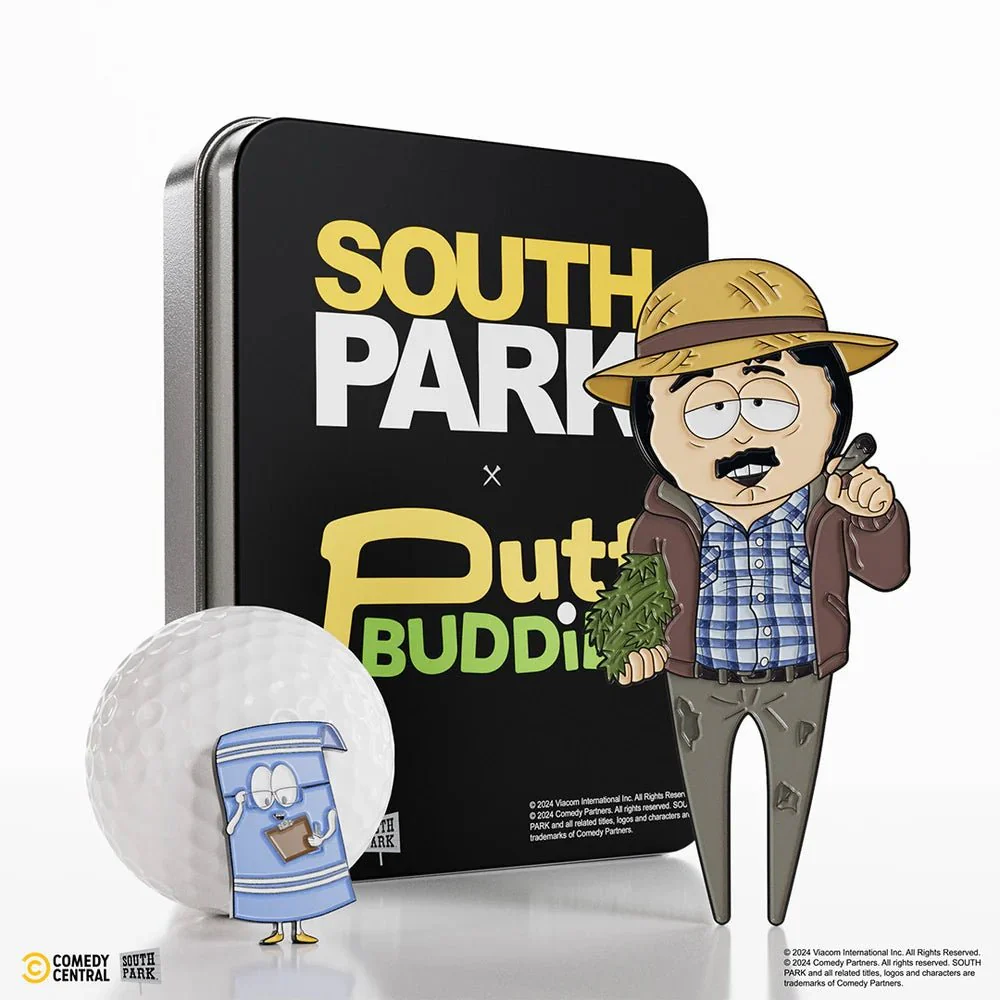 Putt Buddies Farmer Randy Divot Tool with Towelie Ball Marker