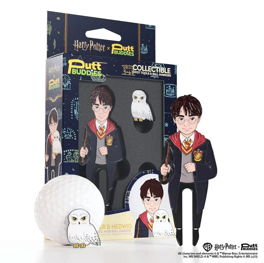 Putt Buddies Harry Potter Harry Divot Tool with Hedwig Ball Marker