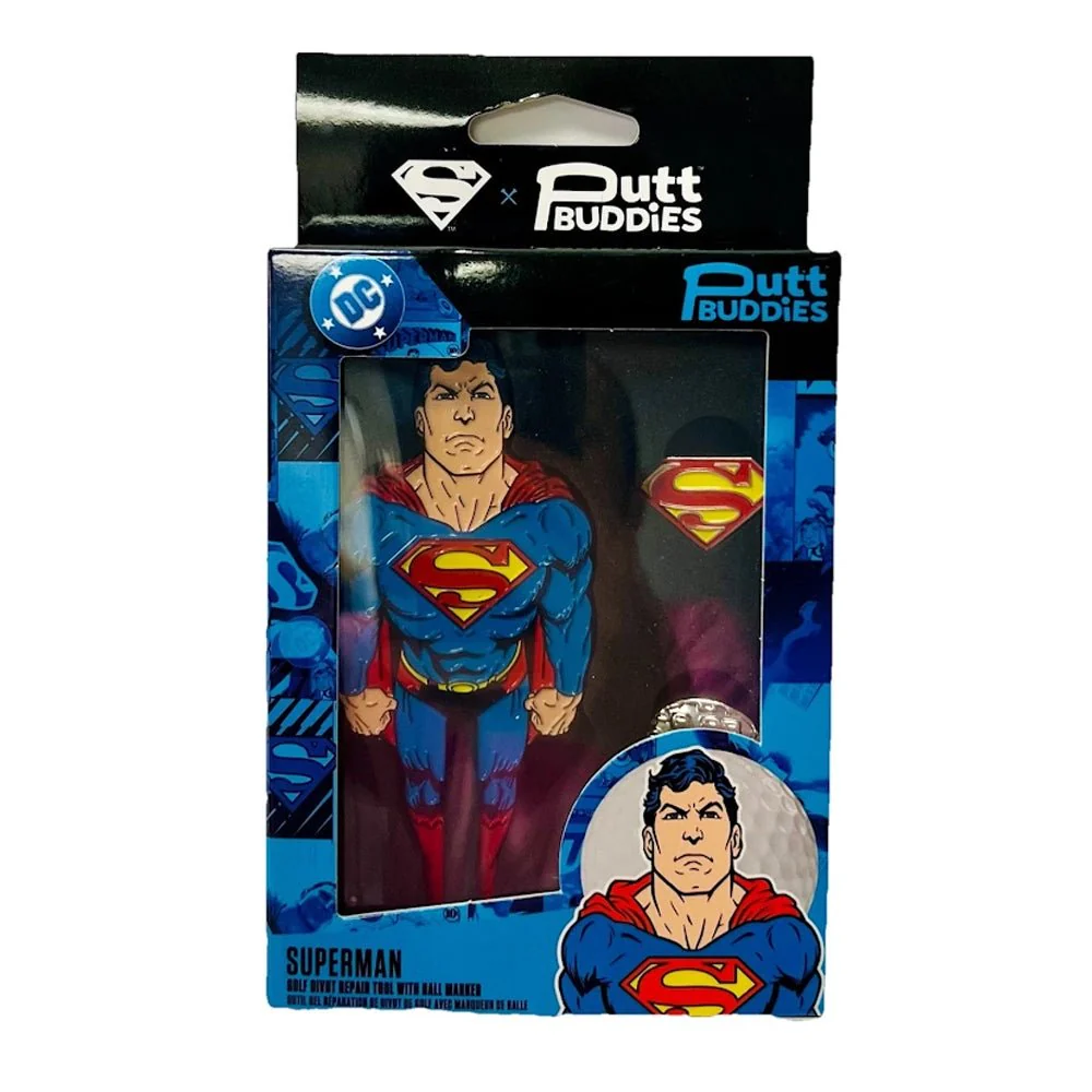 Putt Buddies Superman Divot Tool with Ball Marker