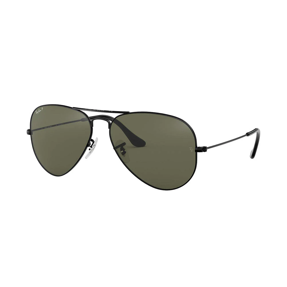 Ray-Ban Aviator Classic - Black/Polarized Green Classic G-15