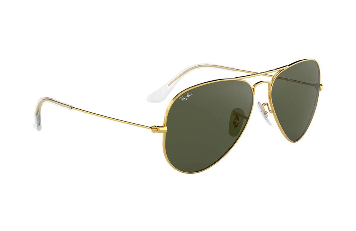 Ray-Ban Aviator Classic - Gold/Green Classic G-15 - Image 3