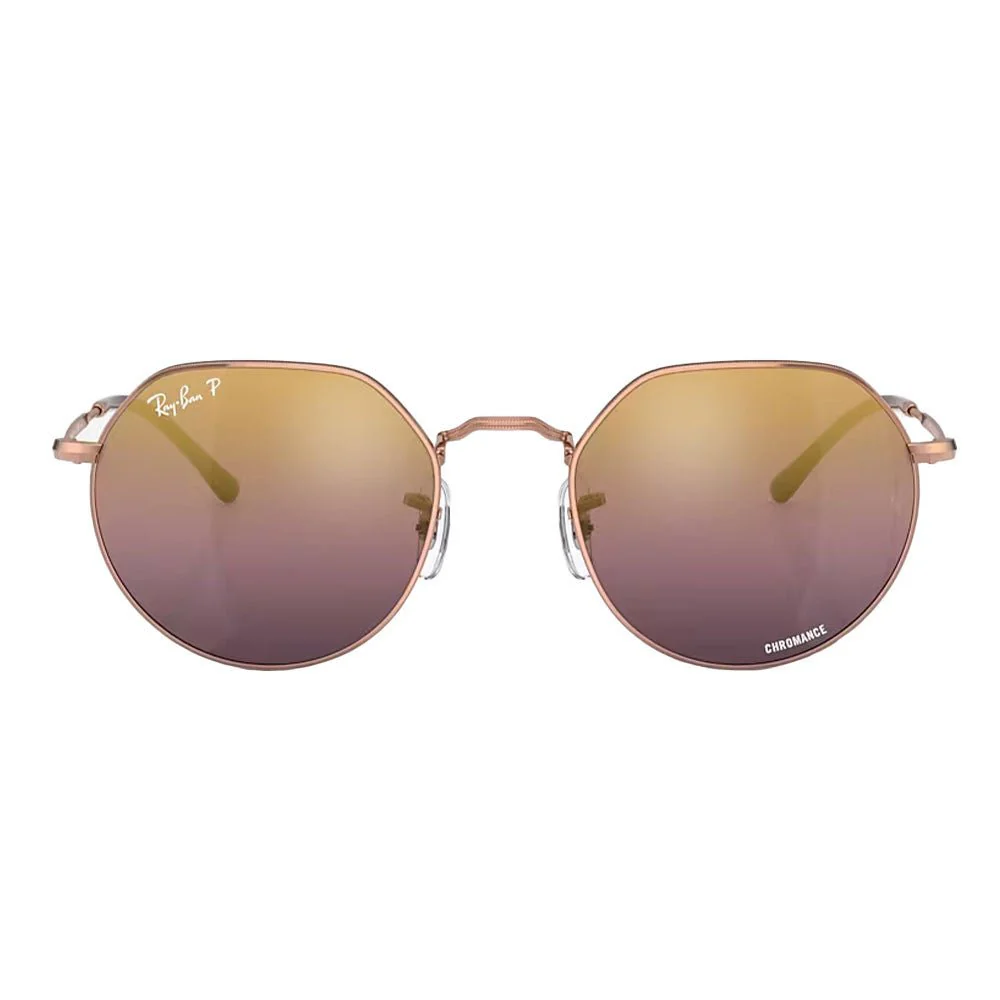 Ray-Ban Jack Chromance - Polished Rose Gold/Gradient Red Polarized - Image 2