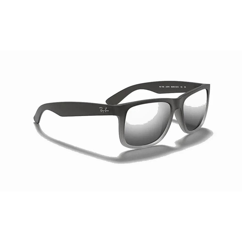 Ray-Ban Justin Classic - Grey/Silver Gradient Mirror - Image 3