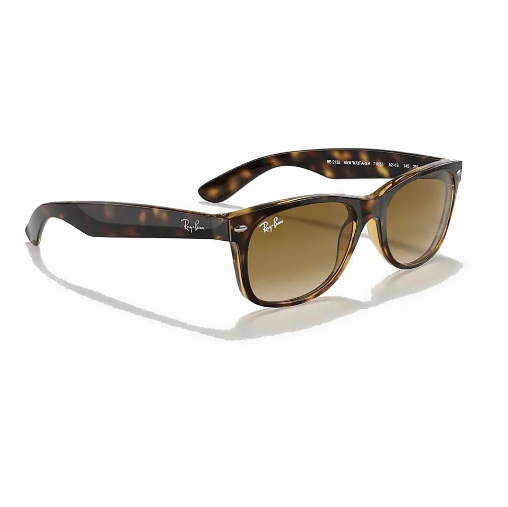 Ray-Ban New Wayfarer Classic - Tortoise/Brown Classic B-15 - Image 3