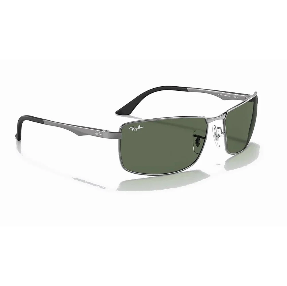 Ray-Ban RB3498 - Gunmetal/Green Classic - Image 3