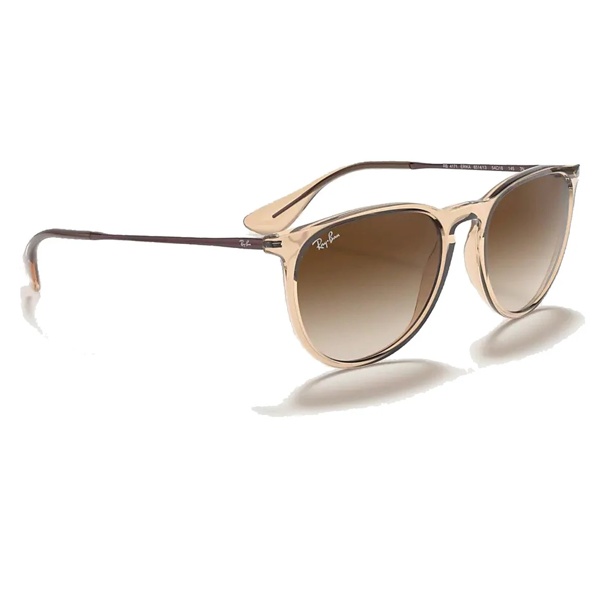 Ray-Ban Women's Erika Color Mix - Shiny Transparent Brown/Brown Gradient - Image 2