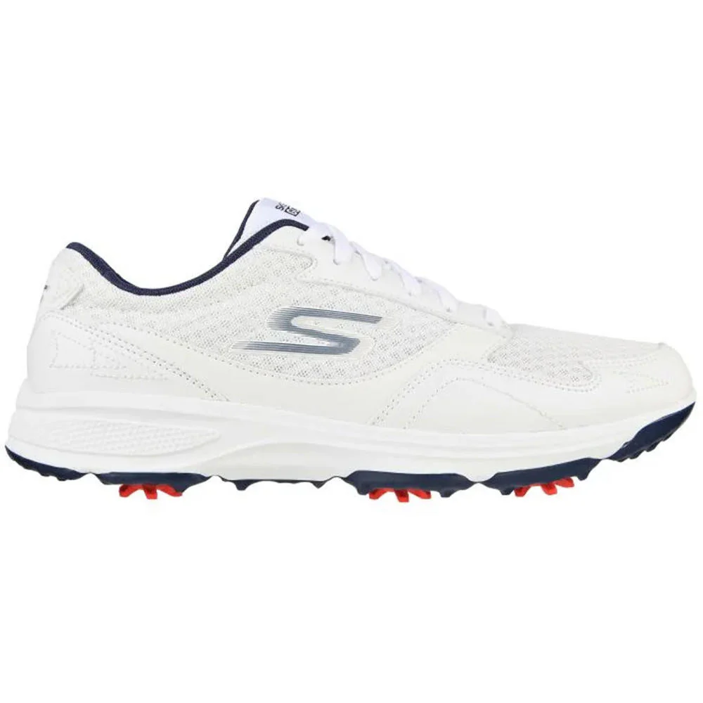 Skechers Men's Go Golf Torque - Sport Golf Shoes - Relaxed Fit - White/Navy - Image 3