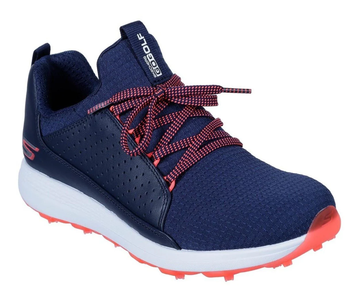 Skechers Women's Go Golf Max - Mojo Golf Shoes - Navy/Pink - Image 6