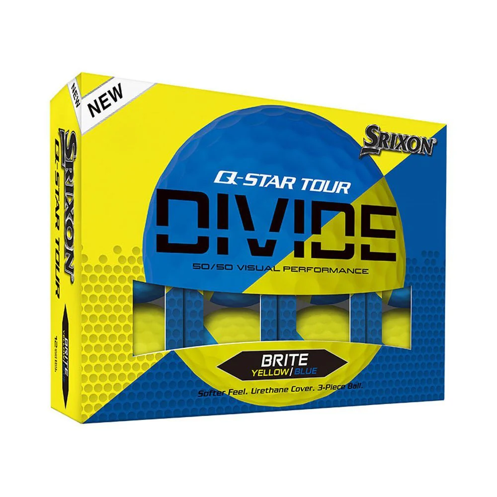 Srixon Q-Star Tour Divide Golf Balls - Blue - 2024 - Image 2