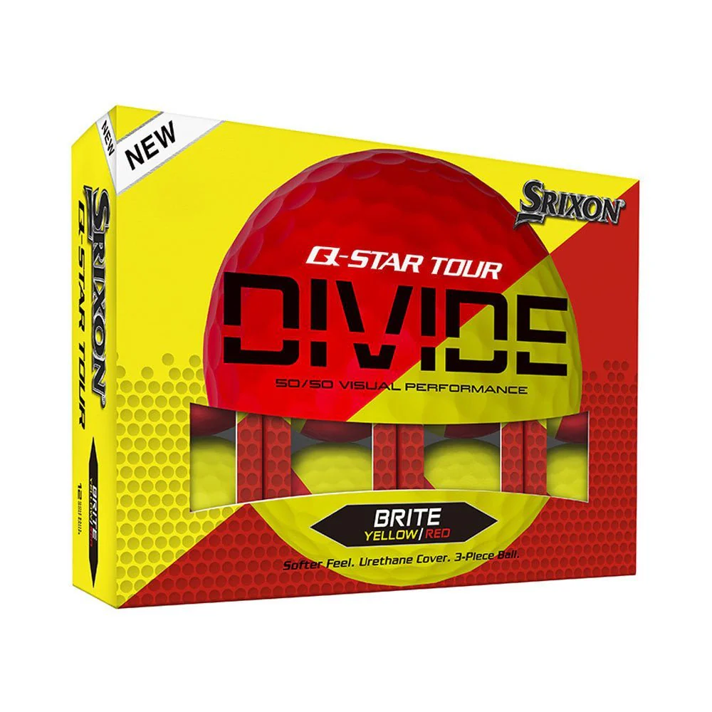 Srixon Q-Star Tour Divide Golf Balls - Red - 2024 - Image 2