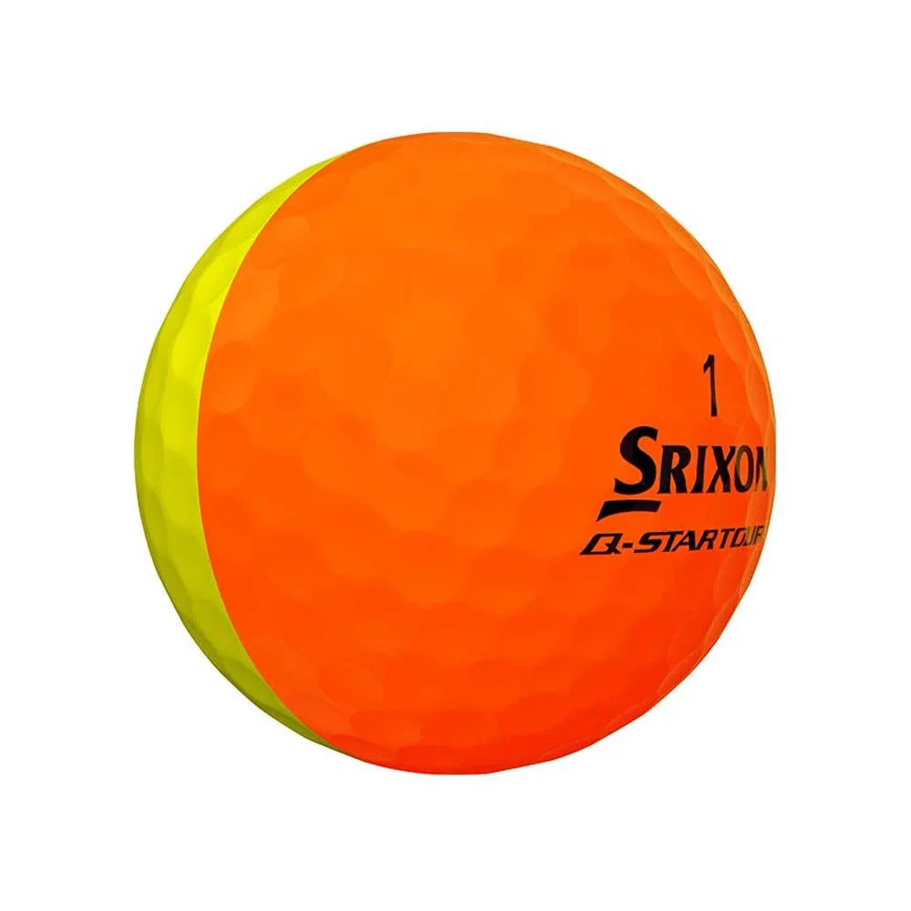 Srixon Q-Star Tour Golf Balls - Divide Orange - Image 2