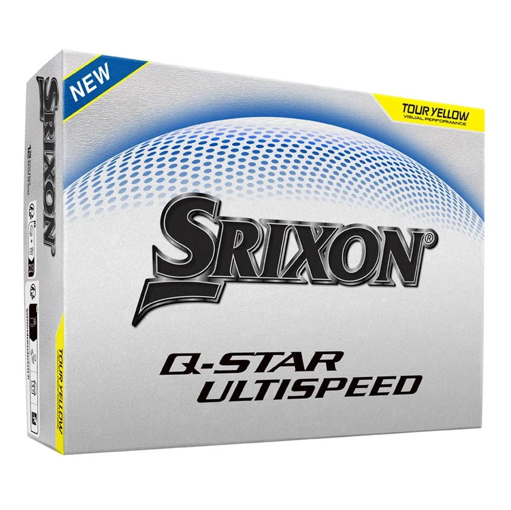 Srixon Q-Star Ultispeed Golf Balls - Tour Yellow - Image 2