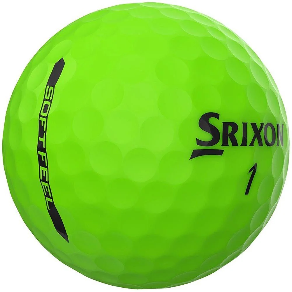 Srixon Soft Feel Brite Golf Balls - Brite Green - 2023 - Prior Generation - Image 3