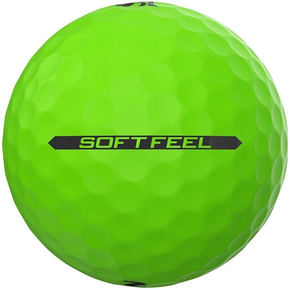 Srixon Soft Feel Brite Golf Balls - Brite Green - 2023 - Prior Generation - Image 4