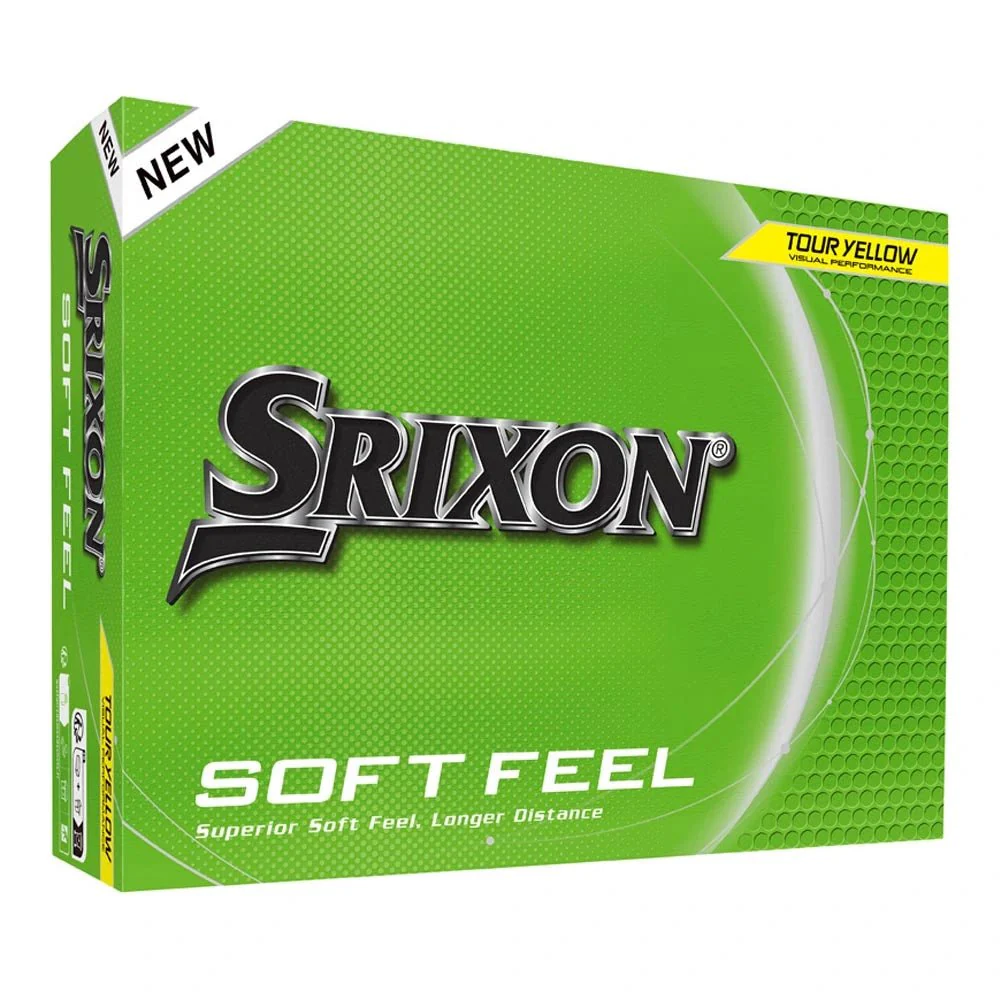 Srixon Soft Feel Golf Balls - Tour Yellow - Image 2