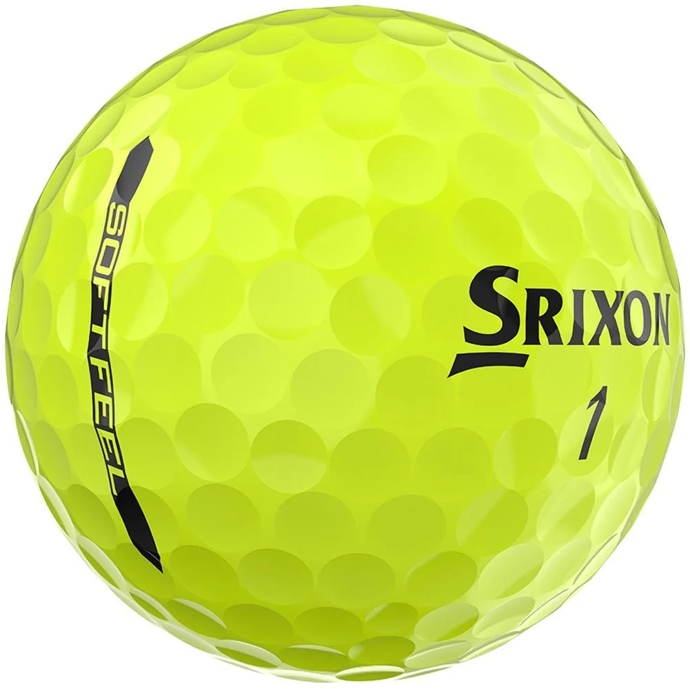 Srixon Soft Feel Golf Balls - Tour Yellow - 2023 - Prior Generation - Image 3