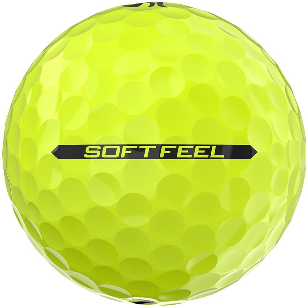 Srixon Soft Feel Golf Balls - Tour Yellow - 2023 - Prior Generation - Image 4