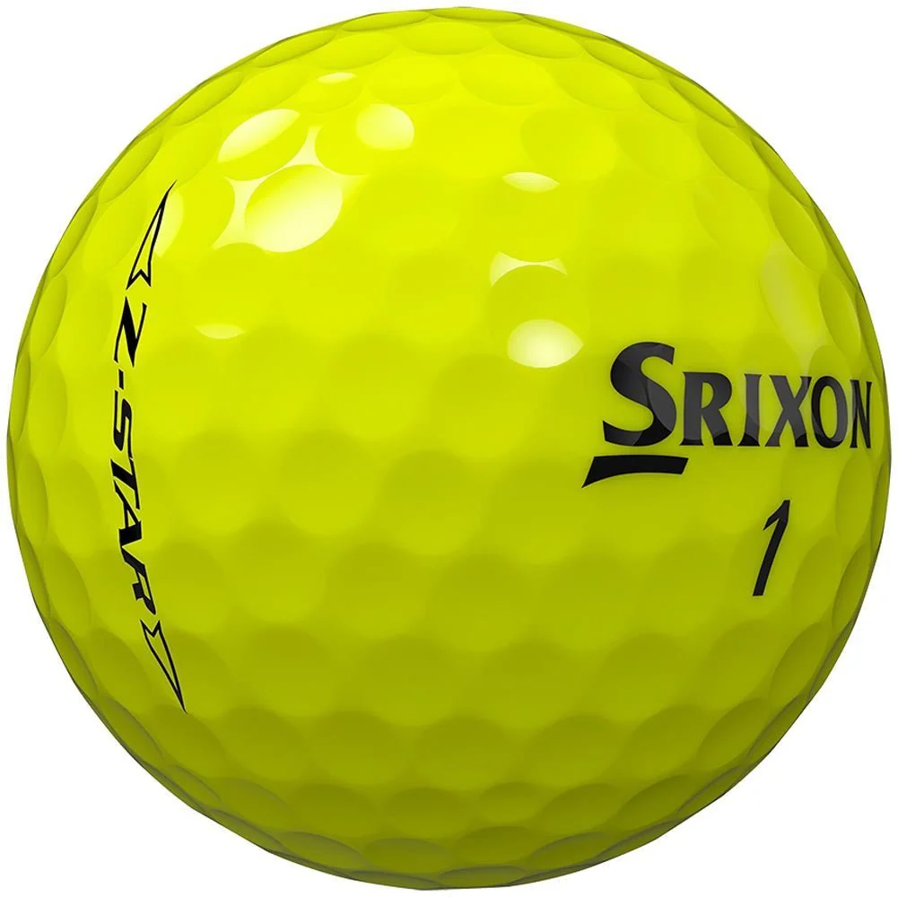 Srixon Z-Star Golf Balls - Tour Yellow - 2023 - Prior Generation - Image 2
