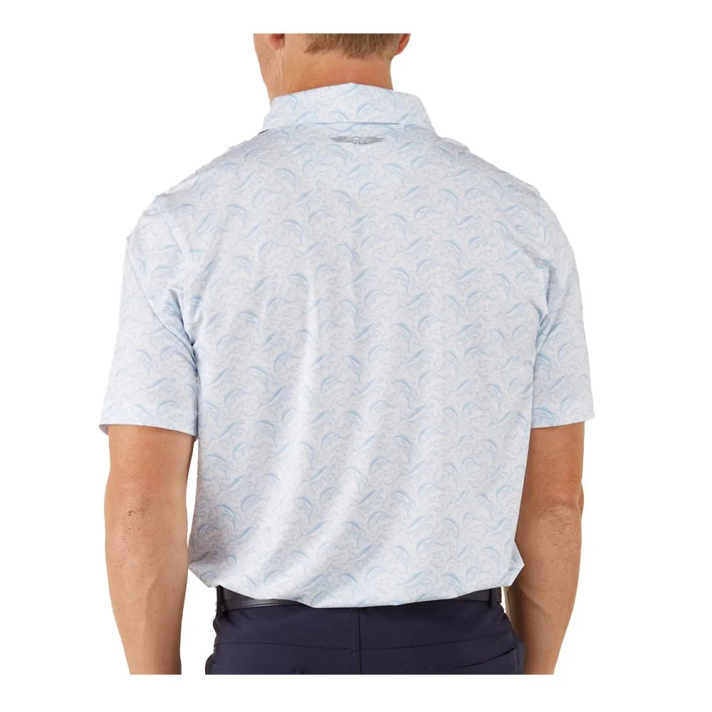 Straight Down Ahi Golf Polo - Image 2