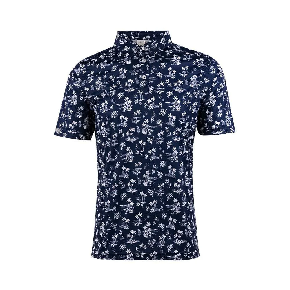 Straight Down Aloha Polo