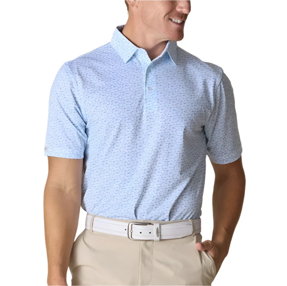 Straight Down Angler Golf Polo - Image 4