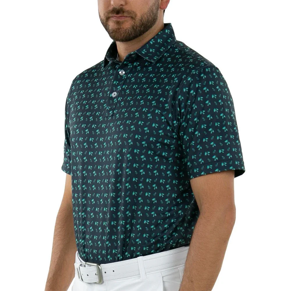 Straight Down Skipper Golf Polo - Image 3