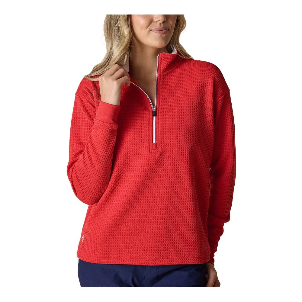 Straight Down Women's Opal Golf Half-Zip - Image 17