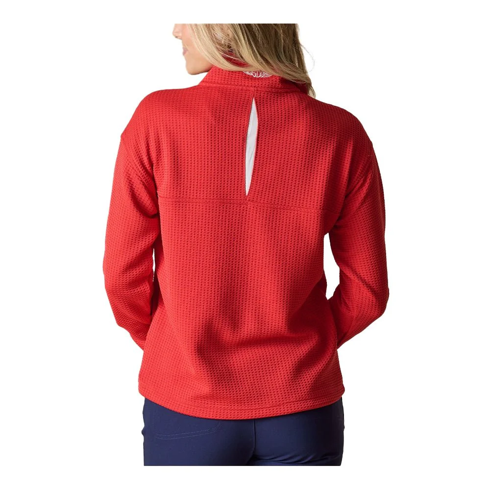 Straight Down Women's Opal Golf Half-Zip - Image 18