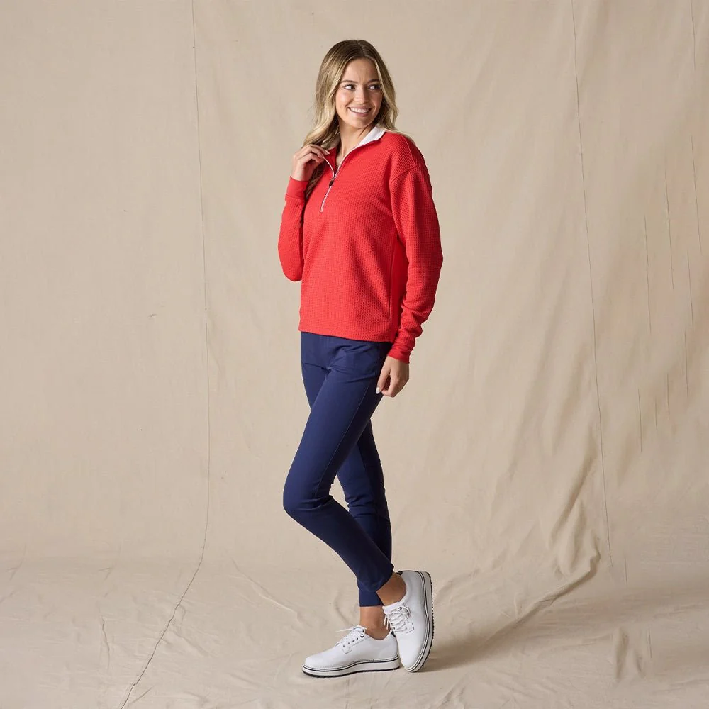 Straight Down Women's Opal Golf Half-Zip - Image 20