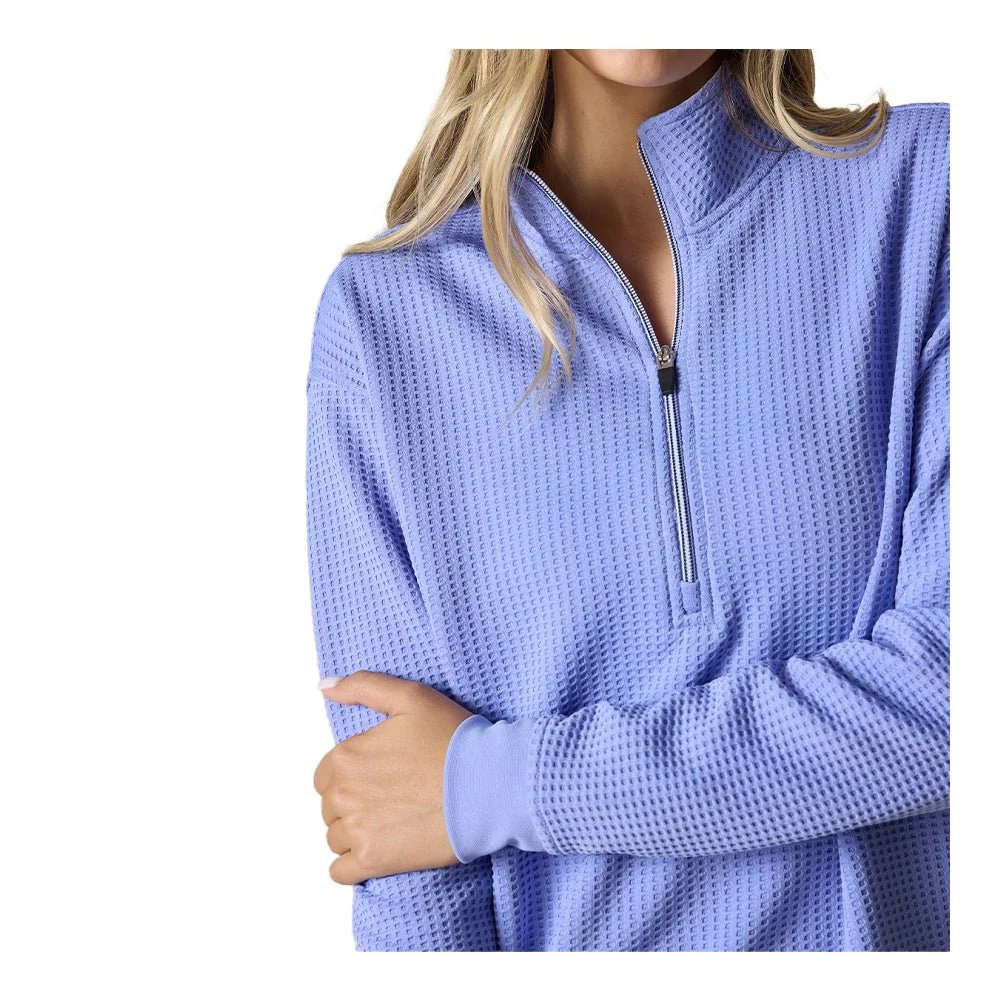 Straight Down Women's Opal Golf Half-Zip - Image 3